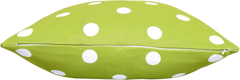 Poise3EHome Outdoor Throw Pillow Covers Set of 2, Waterproof Decorative Pillow Covers for Couch, 18X18 Inches, Green
