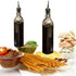 DLD 16oz Glass Olive Oil Bottle Dispenser - Oil and Vinegar Cruet with Pourers, 473ml