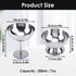 4Pcs Hapivida Ice Cream Cup, Stainless Steel Serving Dessert Bowls Cups Sauce Bowls Mini Round Footed Yogurt Snack
