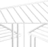 ROFAY 3 (Pack 2) Kitchen Cupboard Organiser, Tier White Corner Plate Rack for Kitchen Cupboard Storage - Cupboard Shelf