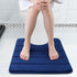 Buganda Memory Foam U-Shaped Contour Toilet Rugs, Non-Slip Absorbent Toilet Mat, Thick Soft Washable Bathroom Rugs (24"