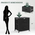 2 Closet, 11.8" 18" 20", Nightstand, Small Drawer Dresser End Table Bedside Furniture, Wooden Top Fabric Bins
