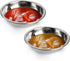 Fasmov 12 Pack 3.75 inches Stainless Steel Sauce Bowls, Round Seasoning Dishes, Sushi Dipping Bowls, Silver