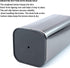 KAUKKO Universal Knife Block Holder - Large Stainless Steel Kitchen Knife Organizer, Modern Countertop Space Saver