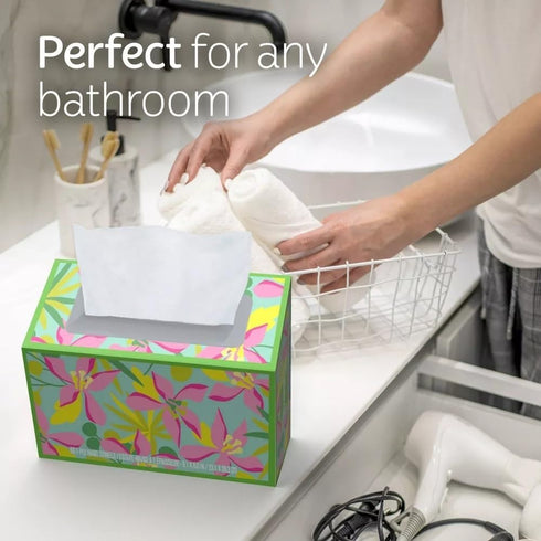 1 60 Packaging Hand Towels - Box of White Hand Towels in a Dispenser Box - may vary