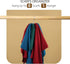 ZEDODIER Belt Hanger, Rotatable Rack with 24 Storage Capacity, Hanging Holder for Belt, Scarf, Silver