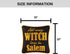 C&F Home "Not Every Witch Lives in Salem" Script Small Halloween Accent Pillow, 10" x 10"