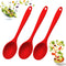 Silicone Spoons for Cooking, 10 INCHES, Serving Spoons for Mixing, Stirring & Basting, Nonstick Heat Resistant, 3 PCS
