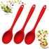 Silicone Spoons for Cooking, 10 INCHES, Serving Spoons for Mixing, Stirring & Basting, Nonstick Heat Resistant, 3 PCS