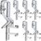 Hidden Channel Valance Clips, 10pcs Clear Color for Faux and Real Wood Window Blinds