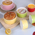 Ramekins 4oz, Set of 6 Red Porcelain Souffle Dishes, Oven Safe Baking Bowls for Pudding & Dipping