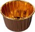Restaurantware Panificio Baking Cups - 50 Greaseproof Foil Cups, Oven-Ready Brown Muffin Liners