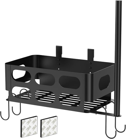Storage Bin for Traeger Smoker Grill Caddy with Paper Towel Holder and