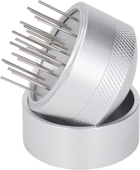 Coffee Needle Distributor, Espresso Distribution Tool with Base, Rust Resistant Stainless Steel