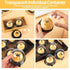 Hewnda 50 Pack Clear Plastic Mini Cake Box for Muffins, Cookies, Wedding, Birthday Gift Box (Black)