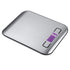 Digital Kitchen Scale, Food Scale for Meat and Baking, Up to 11 lb (1g-5KG), Silver Stainless Steel