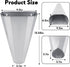 8 (3 Pack) Medium Size Galvanized Steel Chicken Restraining Cone for Chickens, Large Layers, Broilers, Roasters