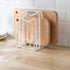 SUNFCON Cutting Board Rack, Chopping Board Organizer, Pot Pan Lids Holder, Sturdy Metal Kitchen Stand