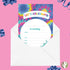 Desert Cactus Tie Dye Happy Birthday Invitations, Style 2 Invite Cards (10 Count) with Envelopes