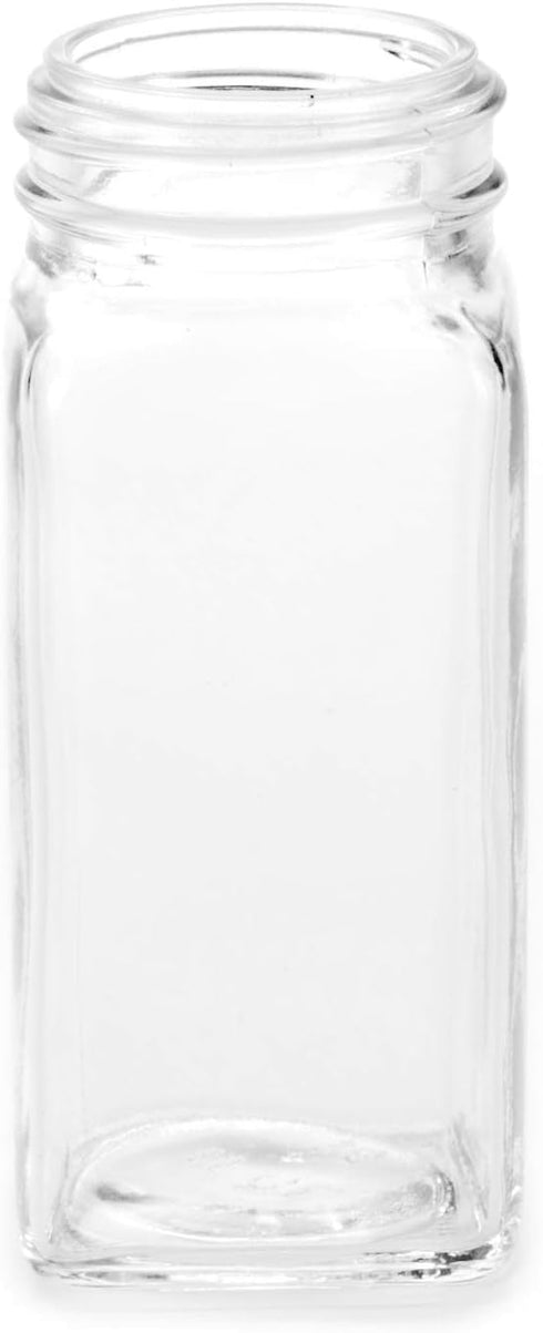 BEST VALUE 14 Large Glass Spice Jars, 6oz, Includes 126 Chalkboard Labels & 113 PVC Clear Labels