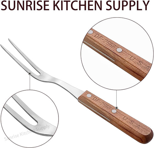 SUNRISE Stainless Steel Meat Fork, 10.5"