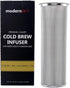 MODERNJOE'S Premium Infuser Cold Brew Coffee Maker for 2 Quart Wide Mouth Mason Jars with Filter