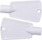 BlueStars Ultra Durable 297147700 Refrigerator Door Lock Key Replacement Part for Frigidaire Kenmore Electrolux