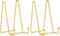 LIONWEI LIONWELI Decorative Plate Stand Holder, Picture Frame Stand, Gold Easel Display Stand