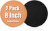 8" Round Cork Coasters, Cork & Plastic Plant Saucers for Gardening, Absorbent Cork Mat for Wine, Coffee & Drinks (Set