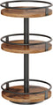 HOOBRO 3-Tier Lazy Susan Organizer, Rotating Spice Rack, Turntable Spice Rack, Vertical
