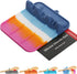 Silicone Spoon Rest, Kitchen Utensil Holder with Drip Pad, 3-Groove Upgraded Utensil Rest for Stove Top, Macaron Color