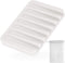 Anwenk 1 Pack Silicone Shower Soap Dish - Flexible Soap Saver Holder for Easy Cleaning, Dry Cleaning - White