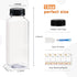 Lissomballon 10 12oz Pcs Plastic Juice Bottles With Caps, Reusable Food Grade Chear Juice Containers for Juicing