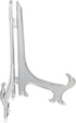BANBERRY DESIGNS Clear Frosted Easels, Pack of 10 Stands, 7" H for Displaying Book, Picture, Plate