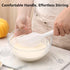 White Silicone Spatula for Cooking, Heat Resistant 10.8In Small Kitchen Spatula for Baking