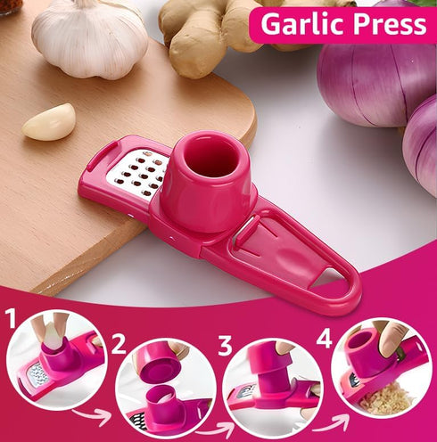 Landkitch (2 Pack)-Hand Mincer-2025 -Garlic Grinder Garlic Grinder-Small Hand Grinder for Garlic-Garlic Slicer-Garlic