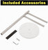 Standing Hand Towel Holder, Marble Base Towel Rack with 304 Stainless Steel, Countertop Stand Towel Ring for Kitchen