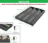 Organizer,3-Tier Insert/Countertop included)-3Tier,2packs/Black Expandable Metal Spice Drawer Slanted Seasoning Jars