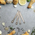 Mini Measuring Spoons Set | Small Stainless Steel Teaspoon for Cooking and Baking, Suitable for Tiny Ingredients