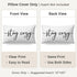 12x20 Inch Cozy PANDICORN Throw Pillow Cover White, Stay Decorative Lumbar Cushion Case for Couch Sofa Bed, Modern