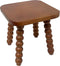JUIOETUR Solid Wooden footstool9.3 Inch - Short Stool for Kids & Adults, Sensory
