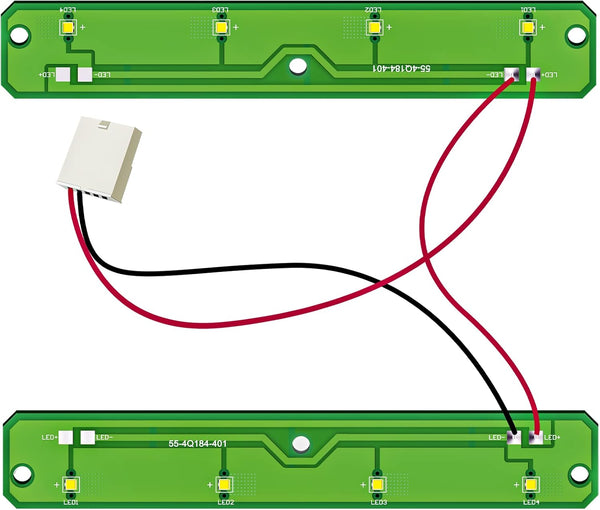 W11043011 LED Light Compatible with Kenmore Maytag Amana Whirlpool Refrigerator Module Replace W10866538