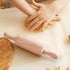 9-Inch Wooden Rolling Pin - Baking Tool for Pastry, Fondant, and Children's Baking