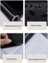 Self Adhesive Brushed Black Stainless Steel Contact Paper for Refrigerator Door, Dishwasher, Stove, Oven, Fridge