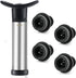 OWO Wine Vacuum Pump and 4 Stopper, Wine Save & Preserver, Reusable