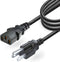 T POWER 4 FT Long 3 Prong AC Power Cord - for Instant Pot Pressure Cookers and Kitchen Appliances, Model PC-WAL1