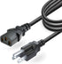 T POWER 4 FT Long 3 Prong AC Power Cord - for Instant Pot Pressure Cookers and Kitchen Appliances, Model PC-WAL1