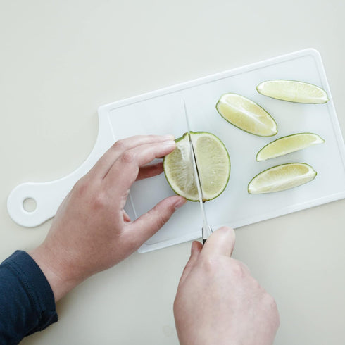 Chef Craft Plastic Cutting Board, 8 x 5 Inch, 12 Inch Length, White