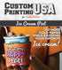 Generic 4 4 Packs. (4) pcs Realistic Waffle Cone Ice Cream Pint Sleeve. pcs Real Waffle Pre Printed Coolie. Ice Cream