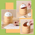 QLFJ-FurDec 90 Countertop Cute Desktop Trash Can Wastebasket with Trash Bags, Creative Mini Garbage Can with Lid, Small